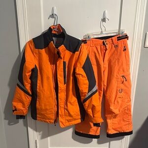 Obermeyer Gray and Orange Jacket